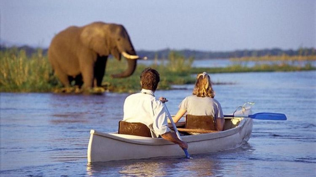 Canoeing on the Momella Lakes