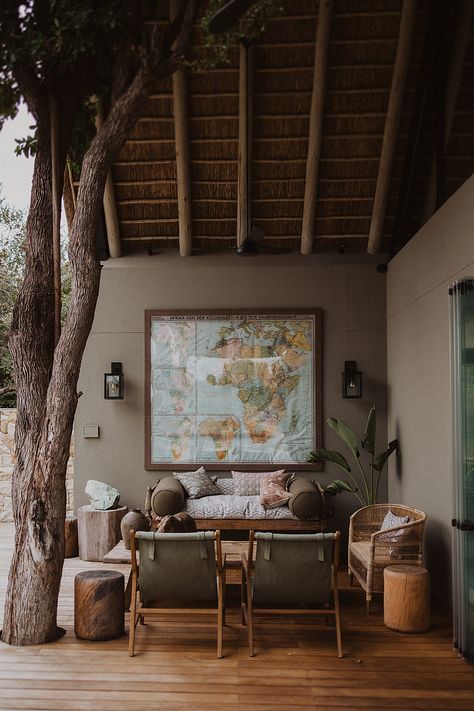 A partner lodge suite overlooking the Tarangire River