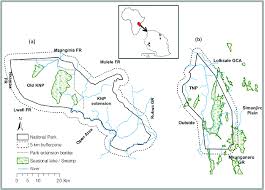 Katavi floodplains with hippo pools